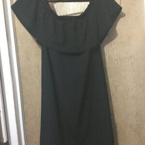 Cover Me Black beach cover up can be worn off shoulder  size large